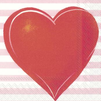 ALL YOU NEED IS LOVE lig. rose, Lunch Servietten, IHR Ideal Home Range